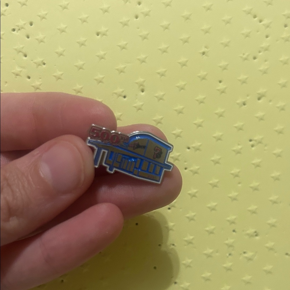 7 brew enamel pin